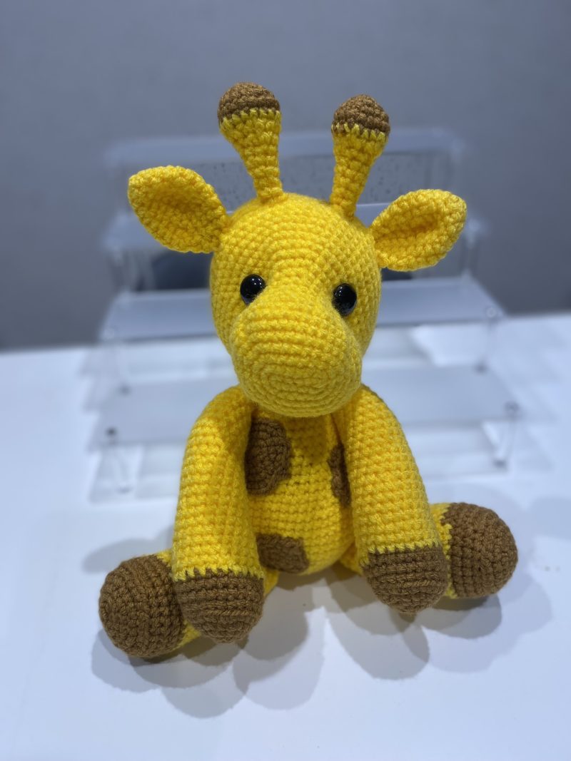 Handmade Crochet stuffed GIraffe, Crochet Animal Gifts, Animal Presents