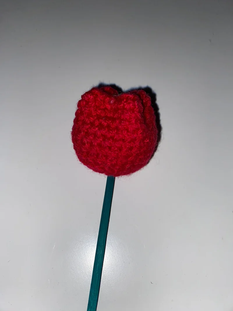 Handmade Stuffed crochet Tulips, Letterbox Gift, Letterbox tulips, Crochet Tulips, Crochet Gift