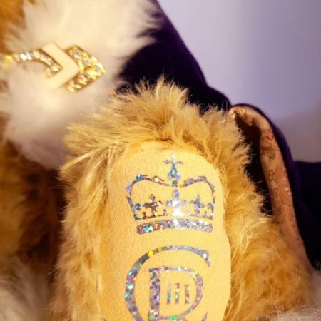 Mohair Hand-Sewn Teddy Bear 30cm Tall