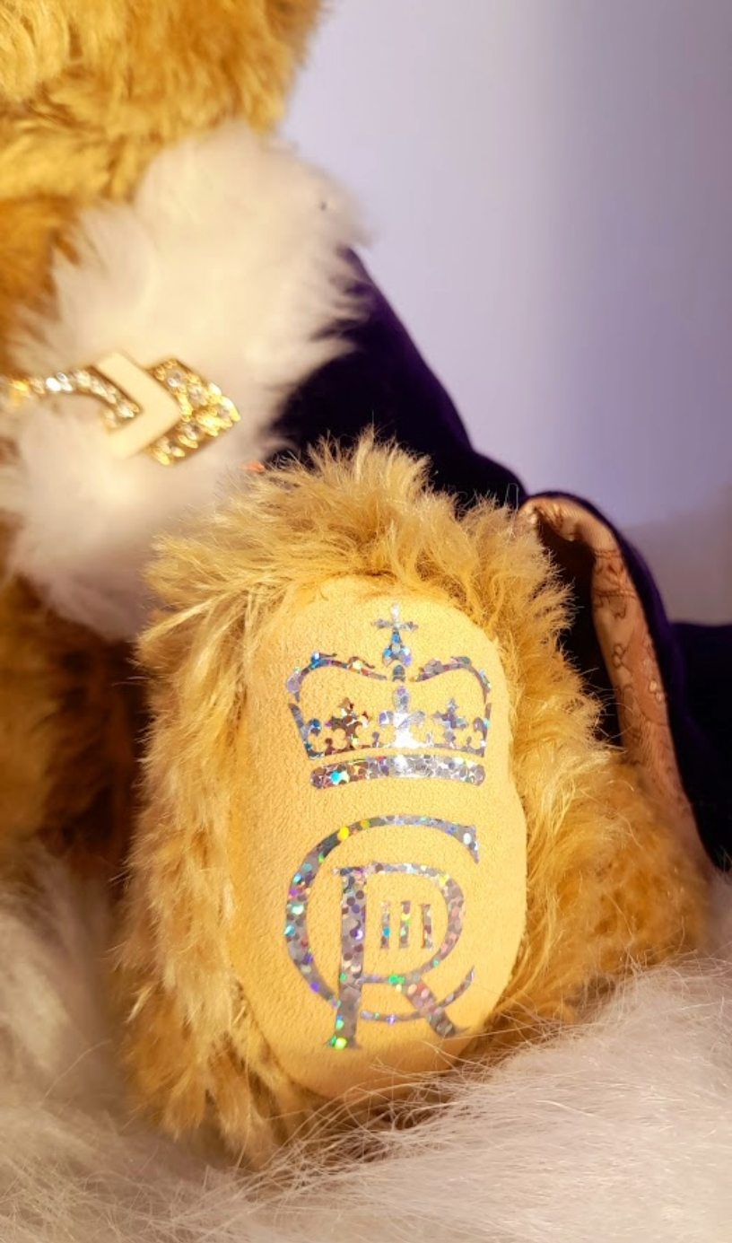 Mohair Hand-Sewn Teddy Bear 30cm Tall