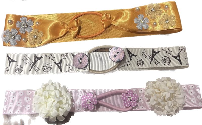 Handmade elasticated book marks