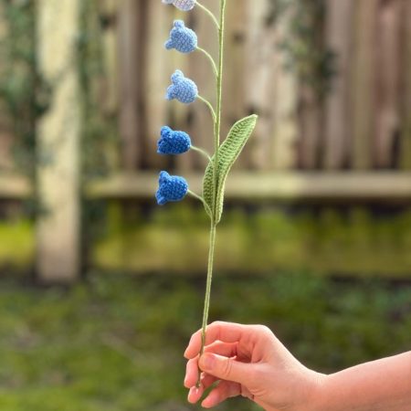 Handmade Crochet Bluebell Gift Home Decor Mother's Day - available in 14 colours