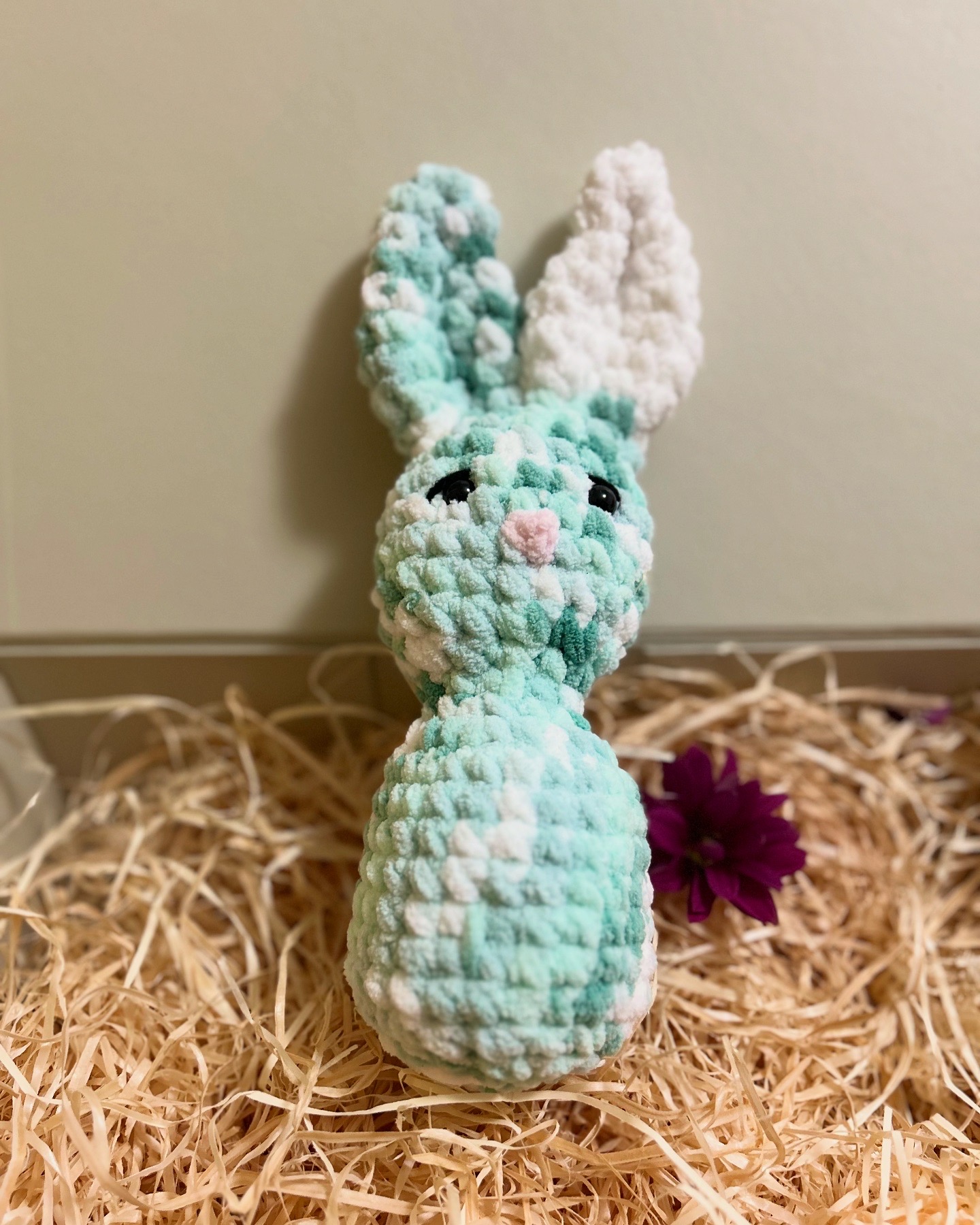 Handmade Soft Plush Crochet Easter Bunny – Adorable Cuddle Toy
