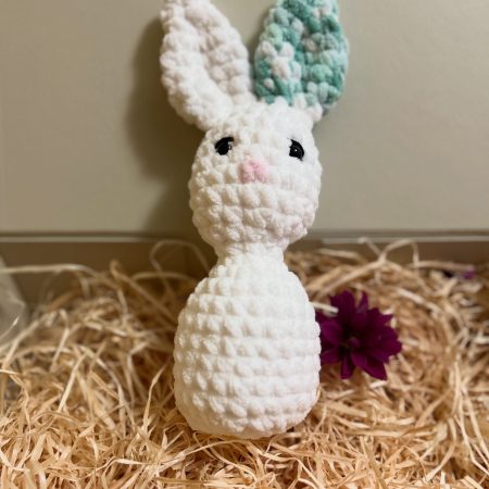 Handmade Soft Plush Crochet Easter Bunny – Adorable Cuddle Toy