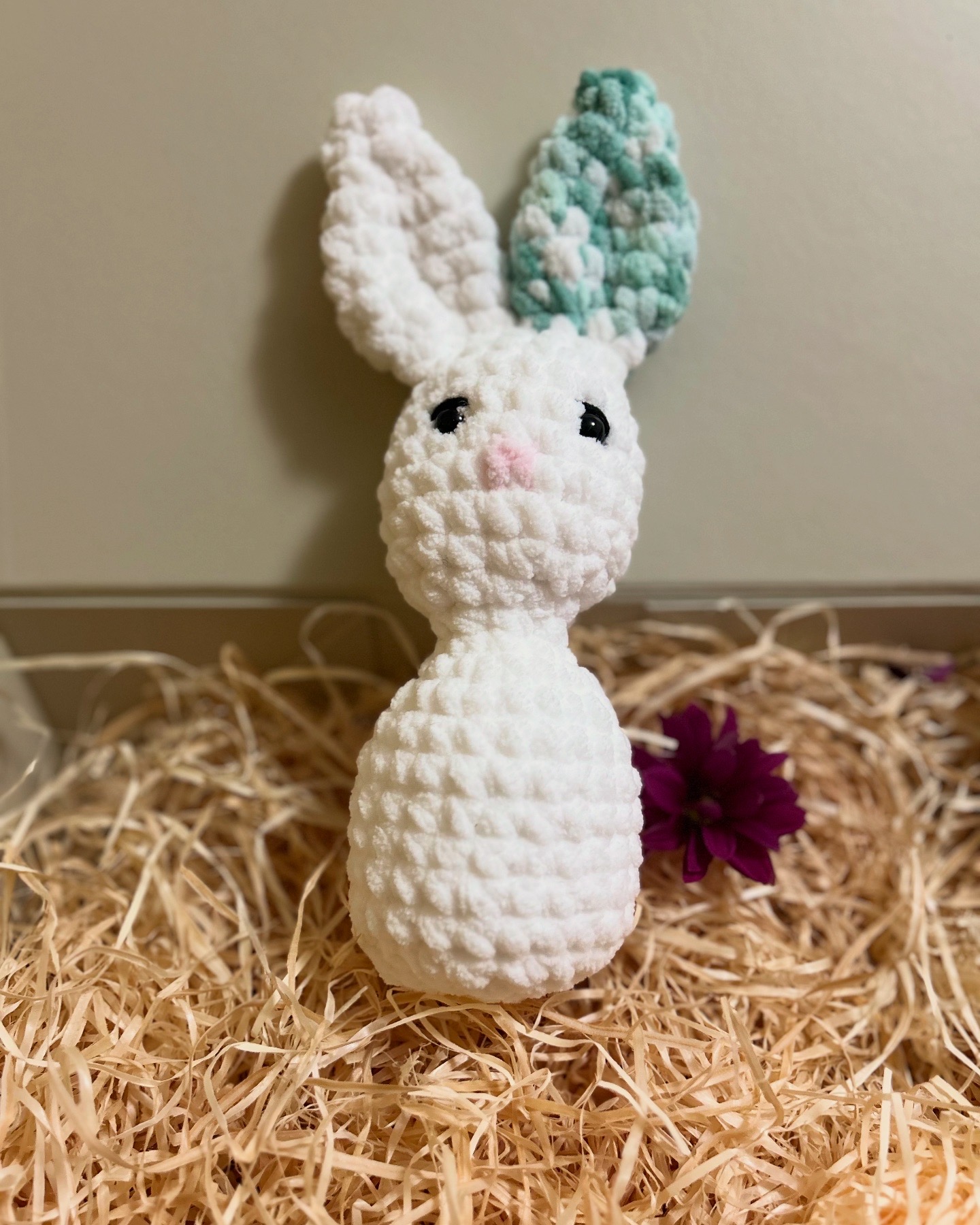 Handmade Soft Plush Crochet Easter Bunny – Adorable Cuddle Toy