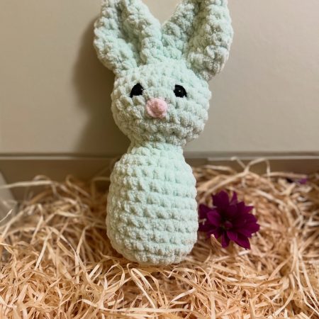 Handmade Soft Plush Crochet Easter Bunny – Adorable Cuddle Toy