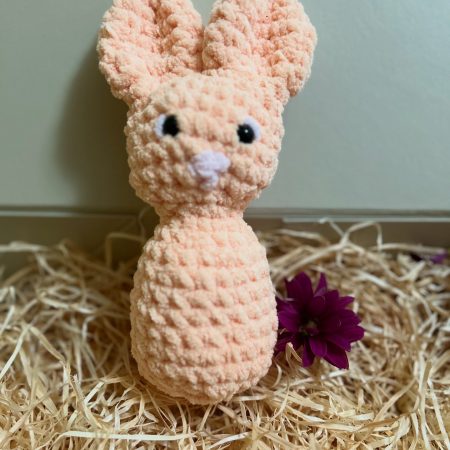 Handmade Soft Plush Crochet Easter Bunny – Adorable Cuddle Toy