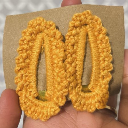 Crocheted Fringe Snap Clips – Cute & Stylish Hair Accessories