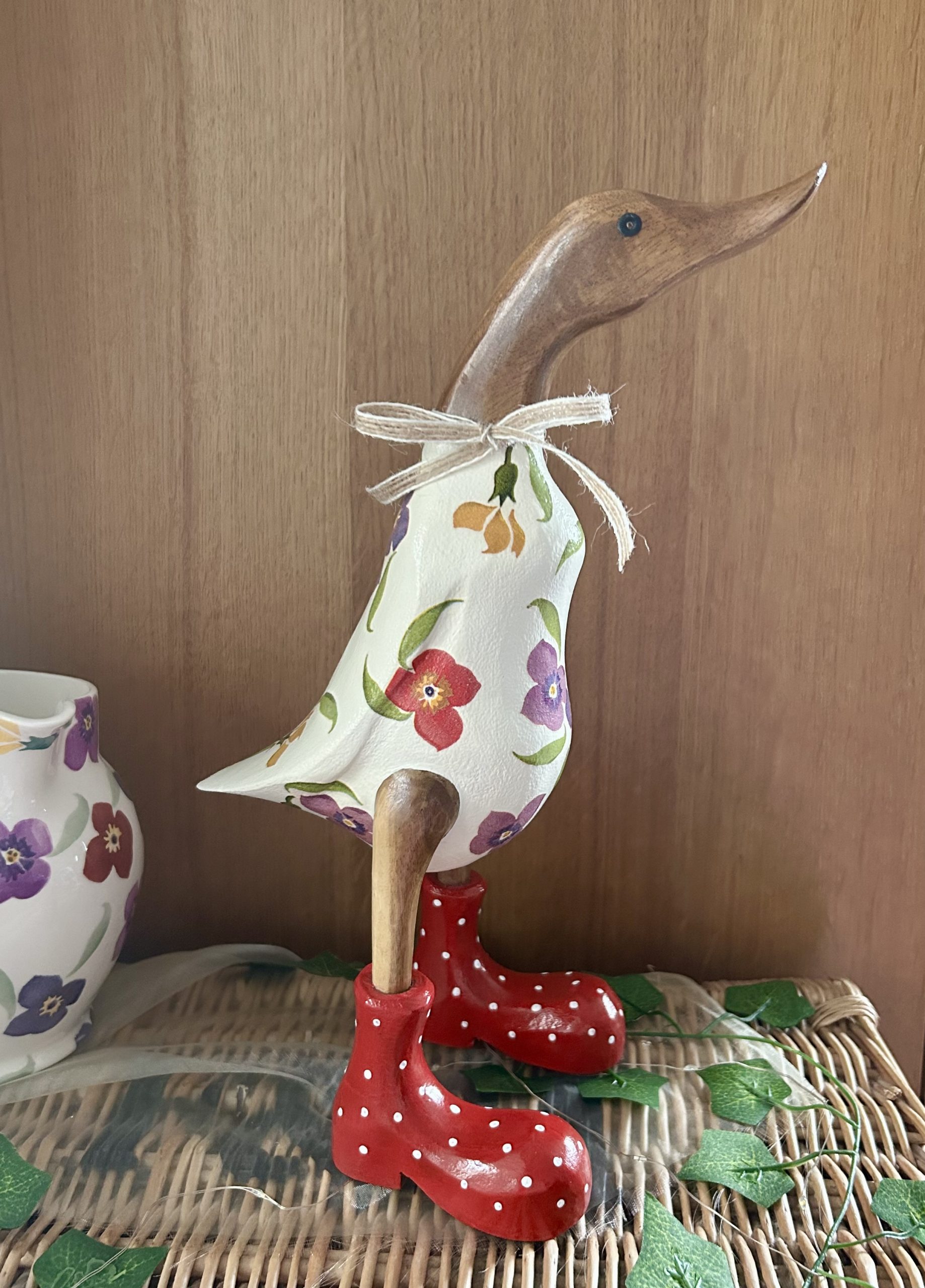 Emma Bridgewater inspired bamboo duck with wellies