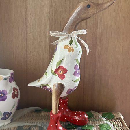 Emma Bridgewater inspired bamboo duck with wellies