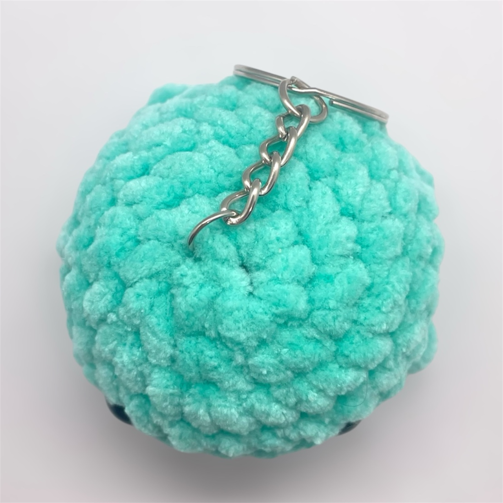 Aqua Octopus Crochet Keyring/Bag Charm