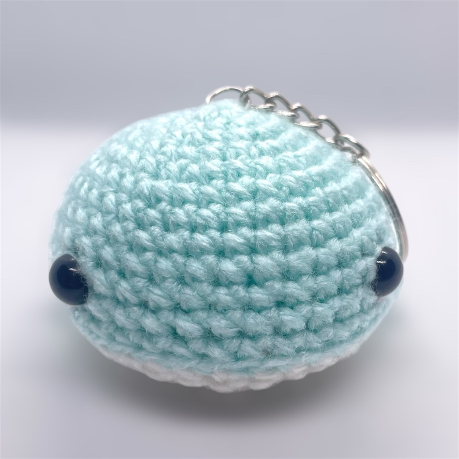Light Blue Whale Crochet Keyring/Bag Charm
