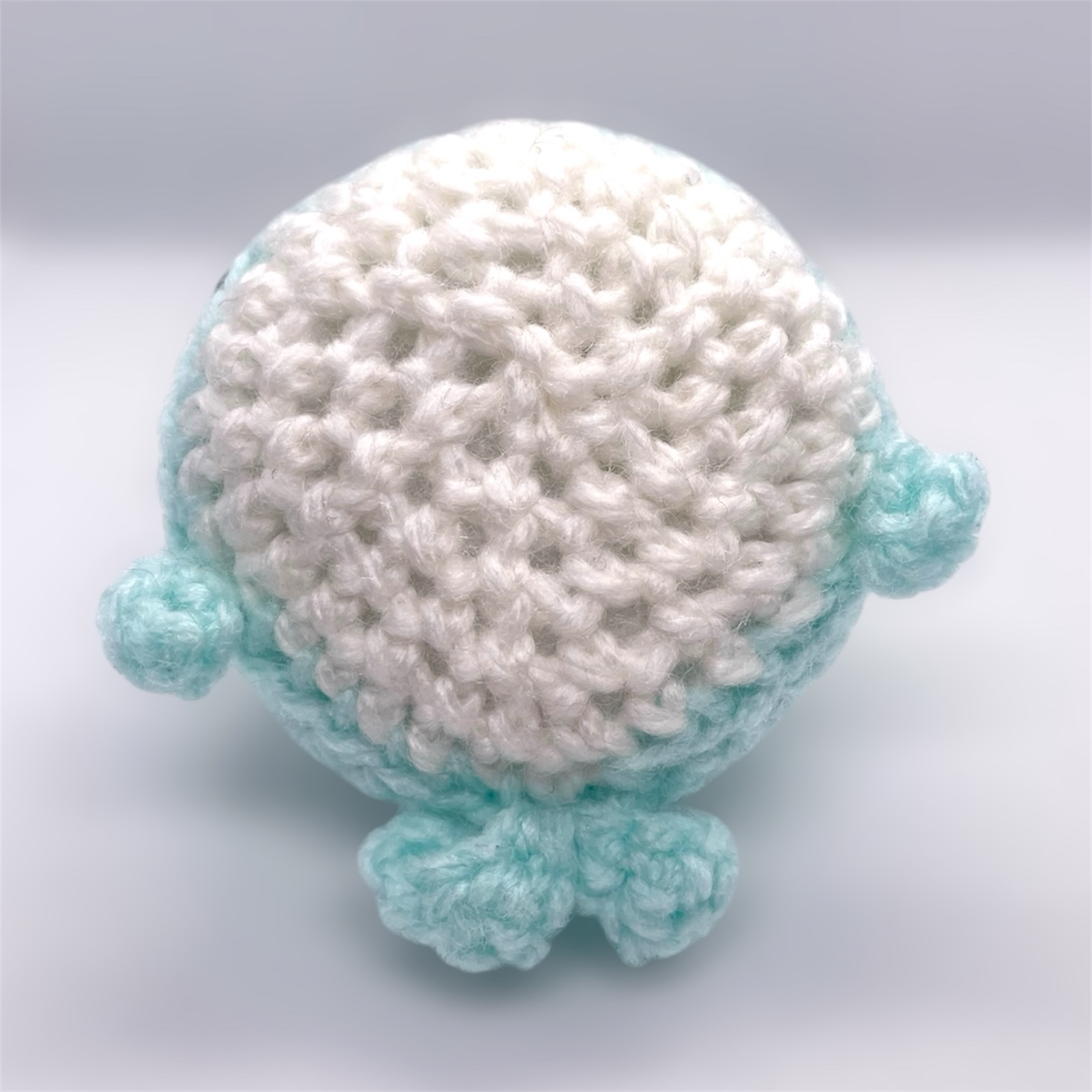 Light Blue Whale Crochet Keyring/Bag Charm