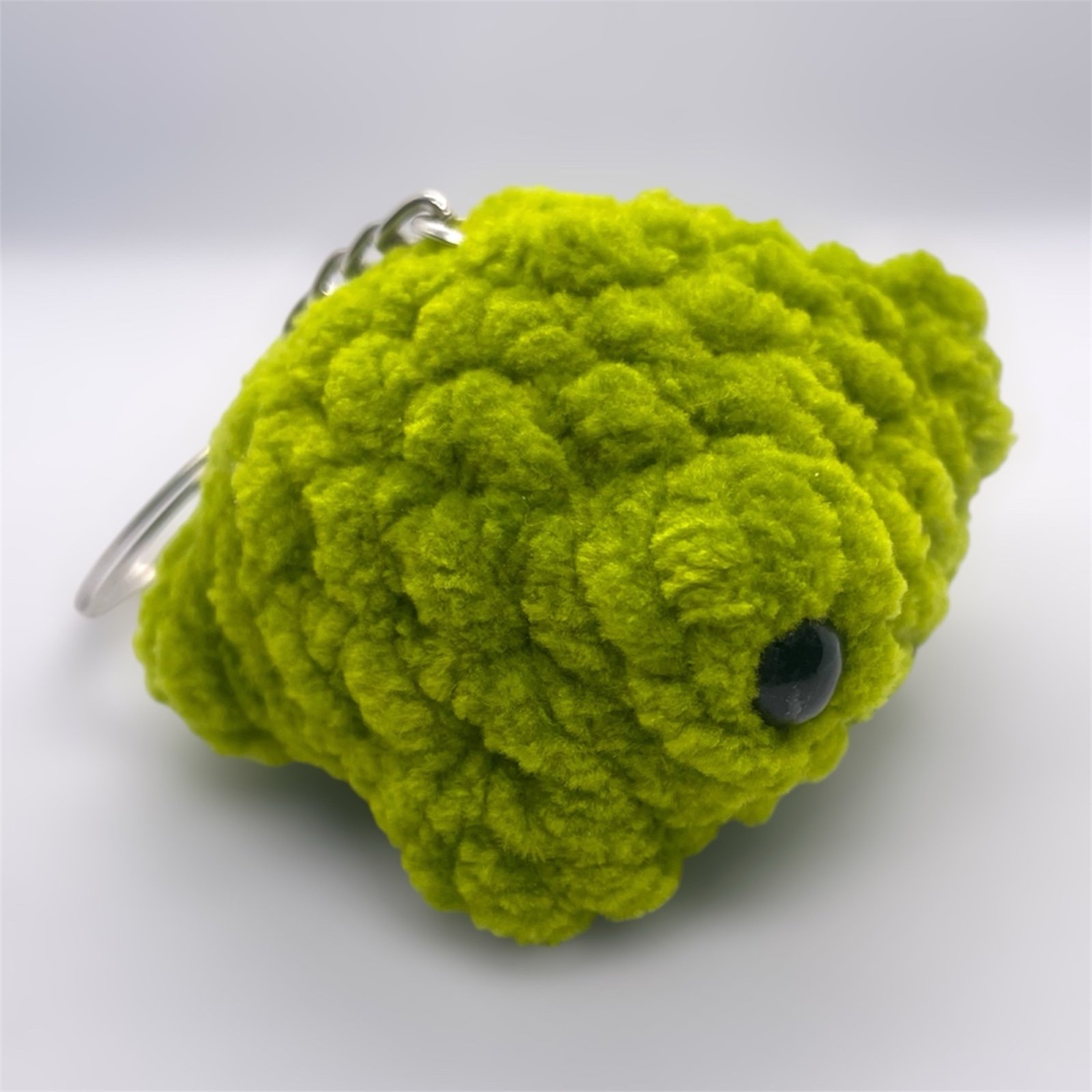 Green Cute Frog Crochet Keyring/Bag Charm