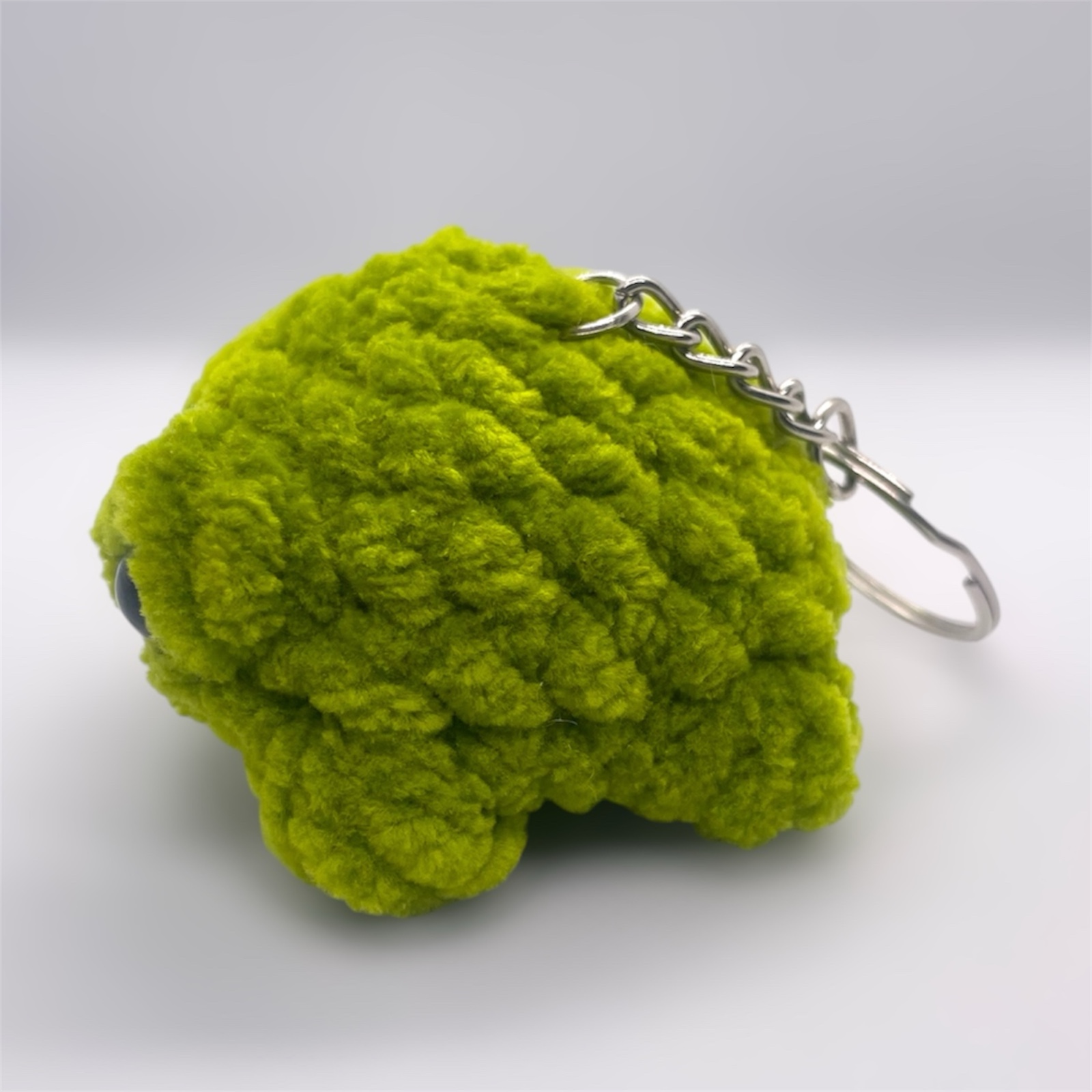 Green Cute Frog Crochet Keyring/Bag Charm