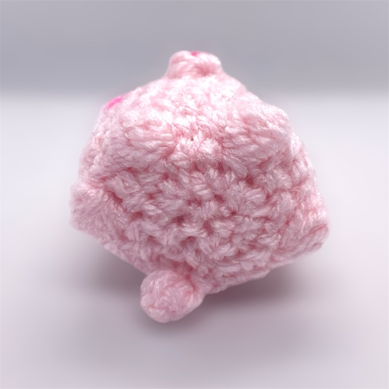 Pink Pig Crochet Keyring/Bag Charm