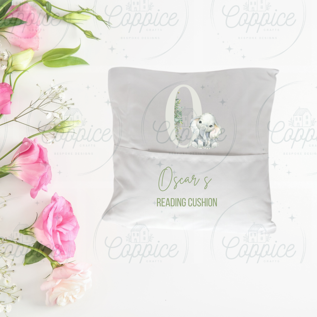 Personalised reading pocket pillow case
