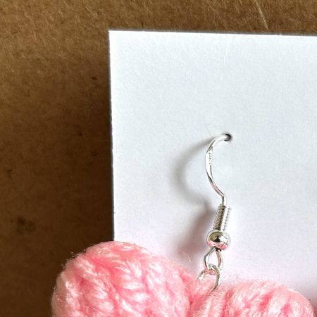 Puff Flower Crochet Earrings – Boho Summer Jewellery