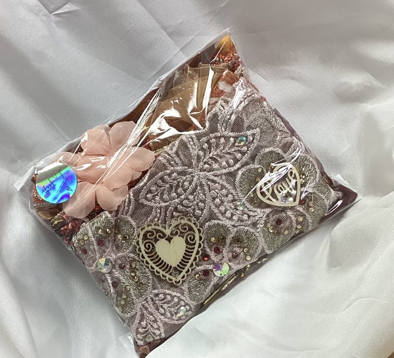 Sari fabric scrap packs