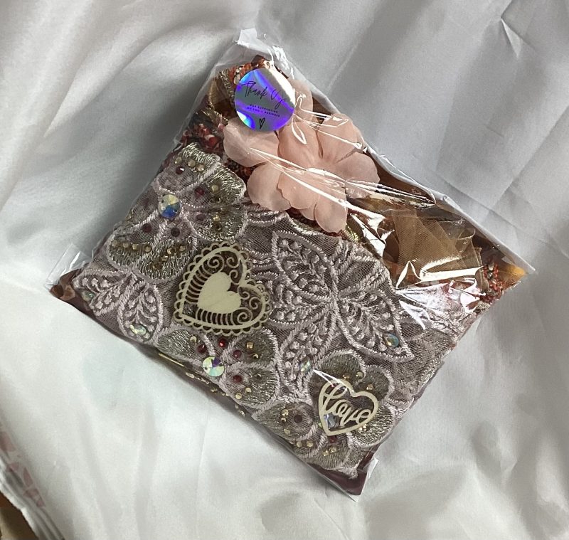 Sari fabric scrap packs