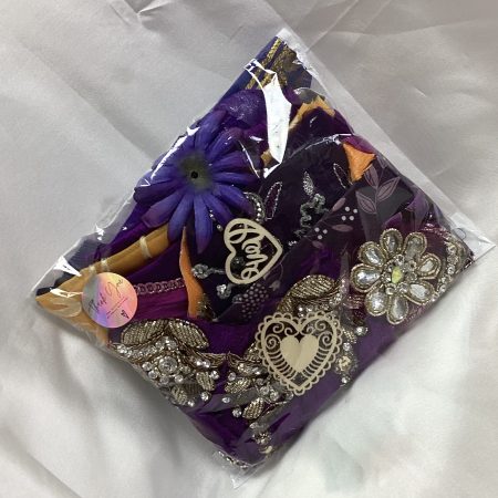 Sari fabric scrap pack