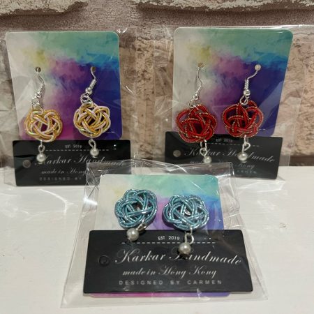 Japanese Mizuhiki Earrings 2