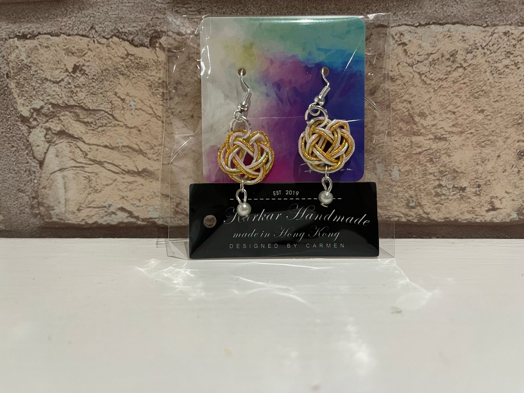 Japanese Mizuhiki Earrings 2
