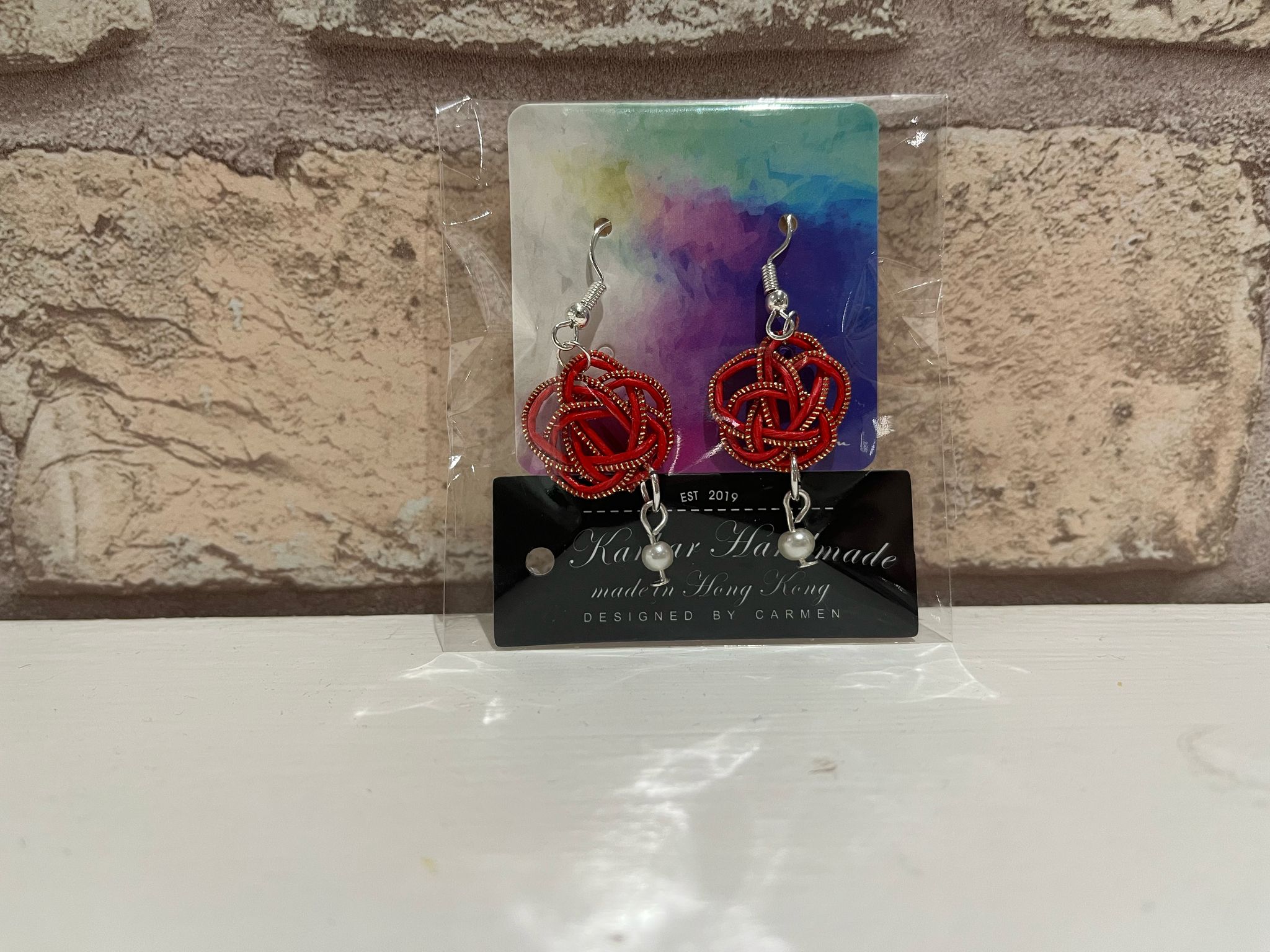 Japanese Mizuhiki Earrings 2
