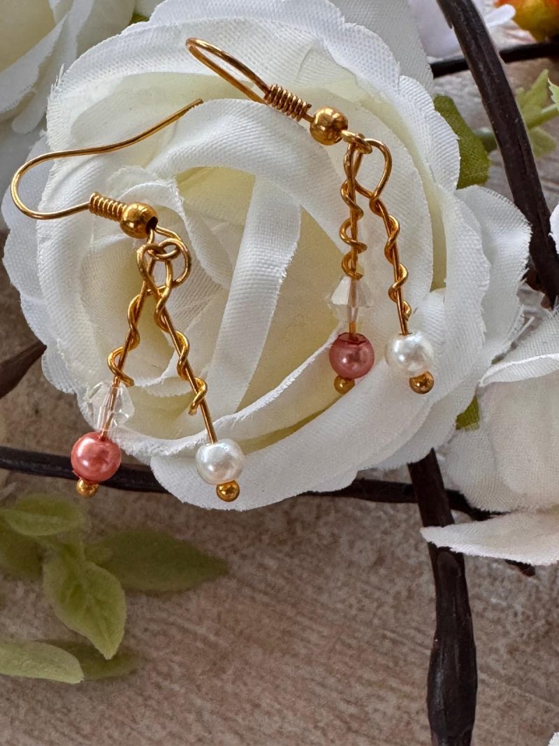 Tiara Handcrafted with matching earrings, Bridal Tiara, Prom Tiara Crown, Wedding Hair Accessory