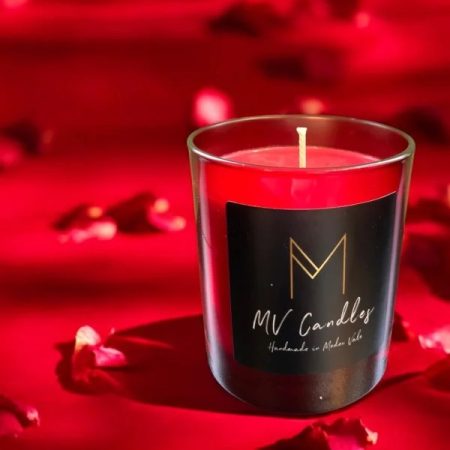 Aphrodite 220 gram Scented Candle in Glass Container