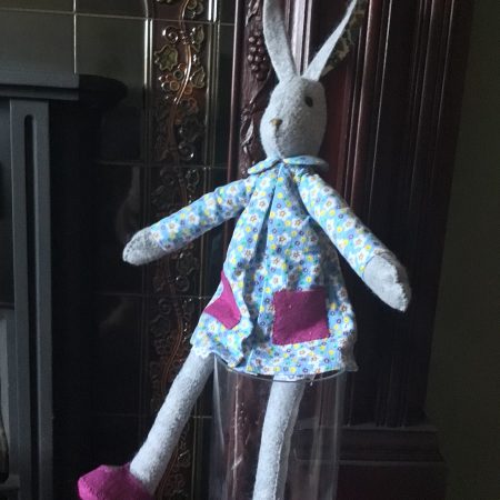Luna Lapin a handmade felt rabbit