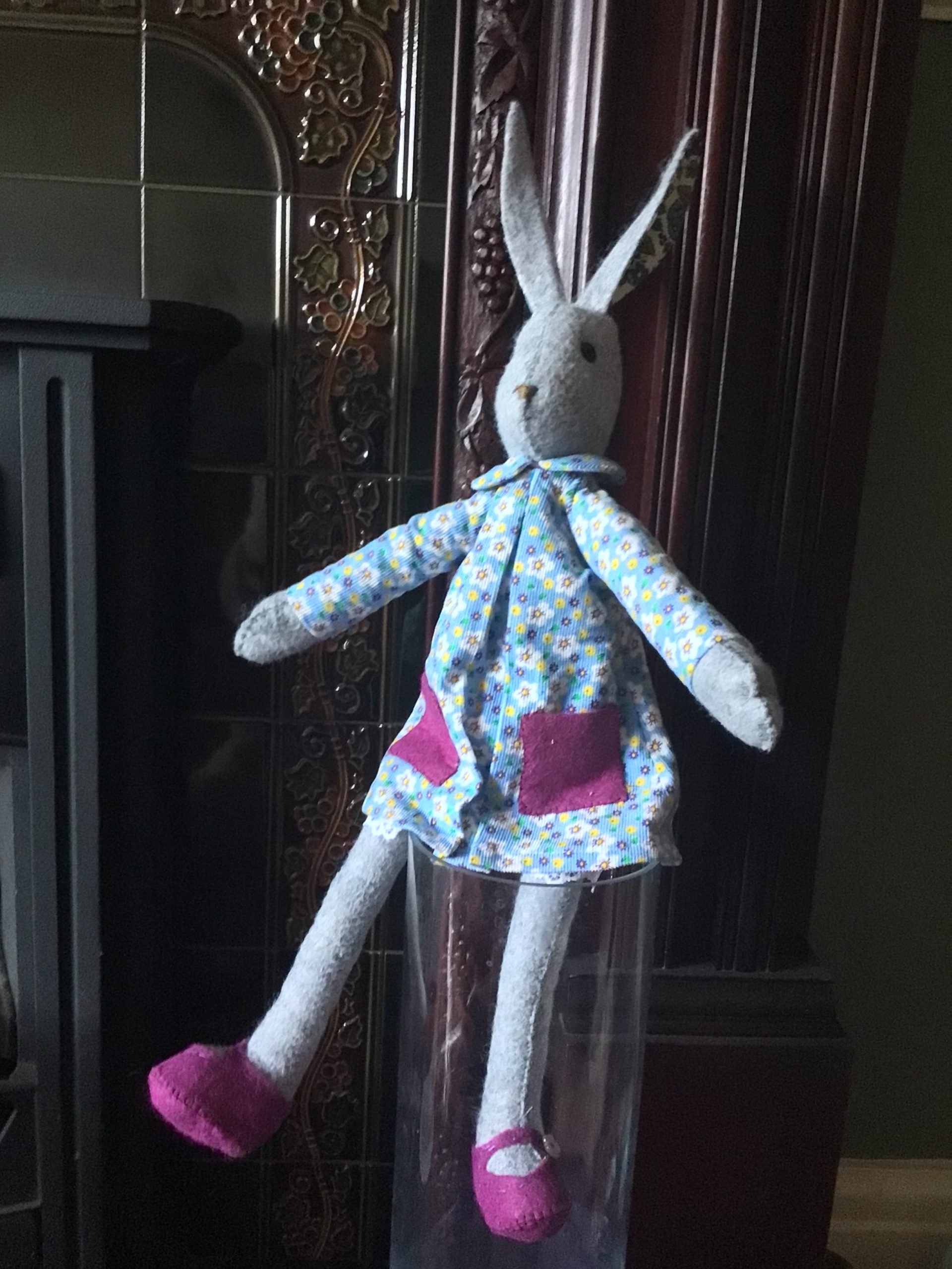 Luna Lapin a handmade felt rabbit