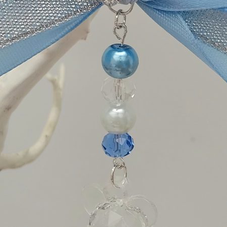 Blue Pram Charm,Teddy pram charm,New Baby gift,Baby shower gift