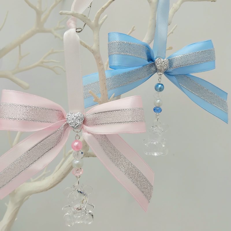 Blue Pram Charm,Teddy pram charm,New Baby gift,Baby shower gift