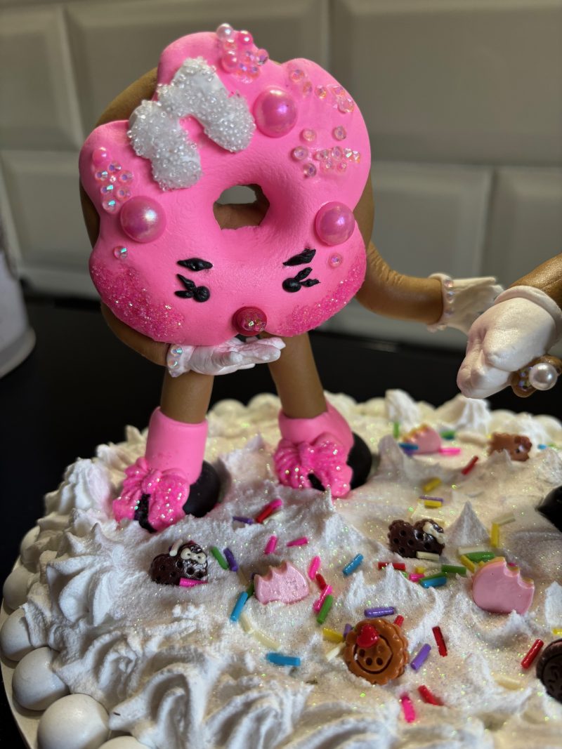 Unique Handmade Donut Couple