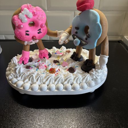 Unique Handmade Donut Couple - Image 2