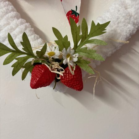 Woollen Heart Door Hanger