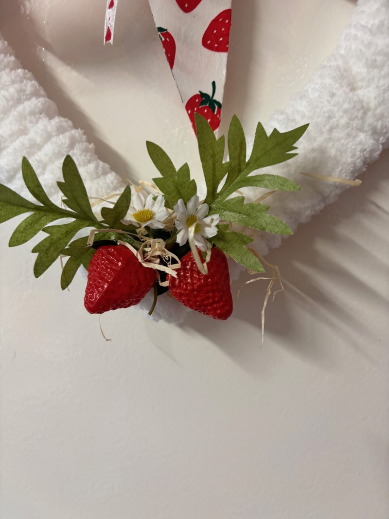 Woollen Heart Door Hanger