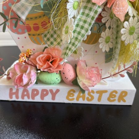 Rustic Bunny Shaped Ornament