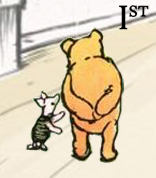 Pooh & Piglet at the Art Gallery Cinderella Stamp Presentation Set