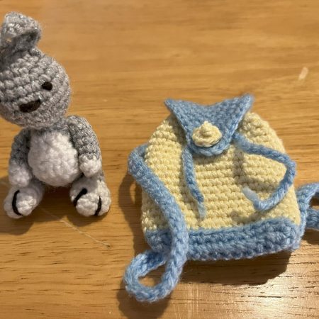 Unique, personalised bespoke 'mini me' hand crafted crocheted doll £60