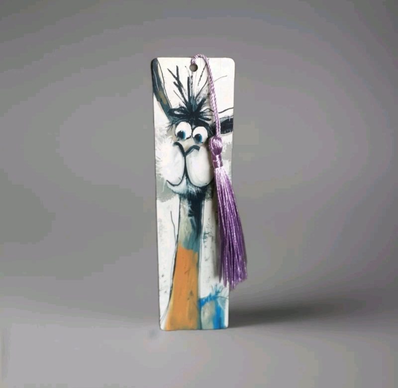 Funny, Crazy Animal Aluminum Bookmarks,Reading,Books, Gift, Present, Birthday,
