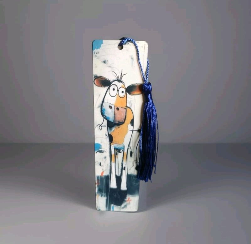 Funny, Crazy Animal Aluminum Bookmarks,Reading,Books, Gift, Present, Birthday,