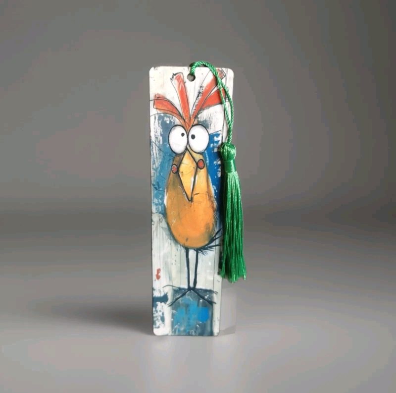 Funny, Crazy Animal Aluminum Bookmarks,Reading,Books, Gift, Present, Birthday,