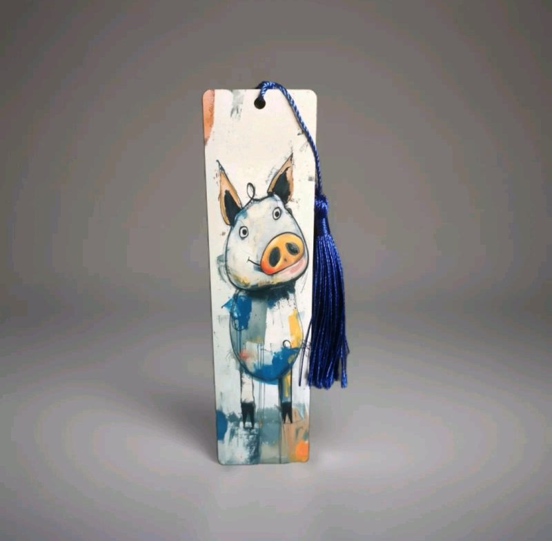 Funny, Crazy Animal Aluminum Bookmarks,Reading,Books, Gift, Present, Birthday,