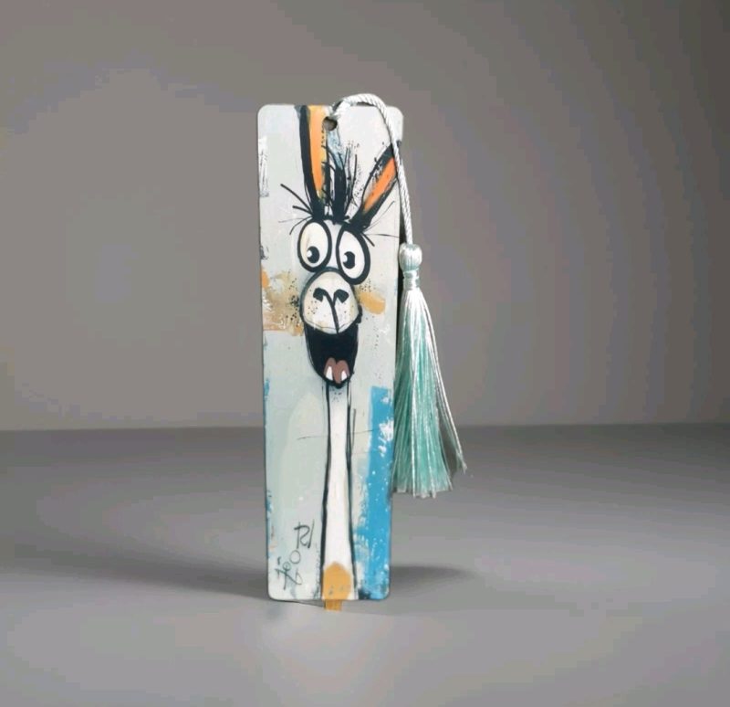 Funny, Crazy Animal Aluminum Bookmarks,Reading,Books, Gift, Present, Birthday,