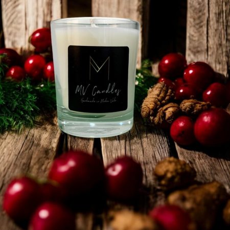 Cranberry & Spiced Ginger Scented Candle