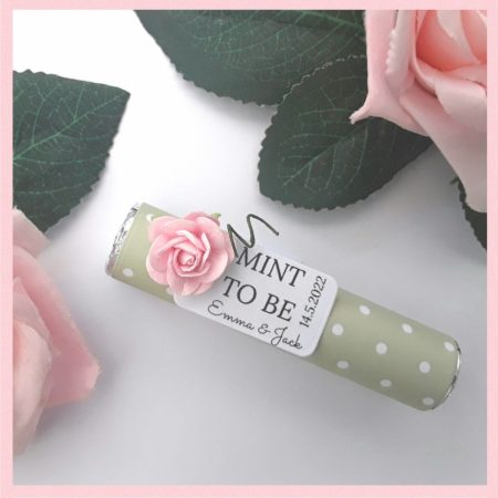 FULLY ASSEMBLED Personalised Polo Mint Wedding Favour, Mint to be Wedding Favour, Wedding Mints
