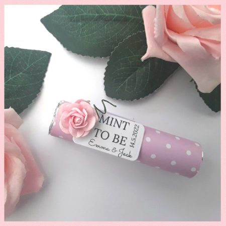 FULLY ASSEMBLED Personalised Polo Mint Wedding Favour, Mint to be Wedding Favour, Wedding Mints