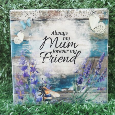 Beautiful Mothers Day Ceramic Coaster, Gift Idea